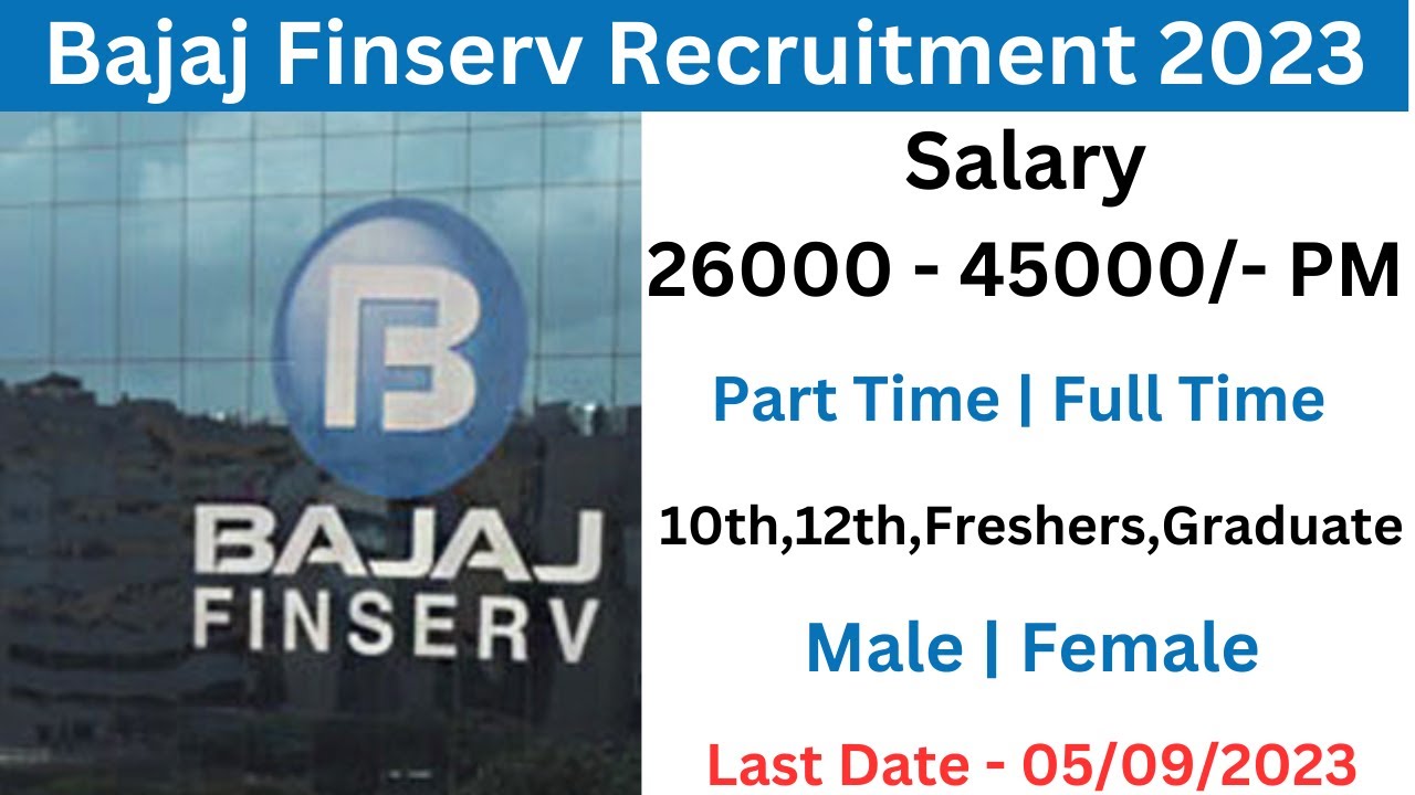 Bajaj finserv recruitment 2023 | bajaj finserv jobs | Bajaj finserv ...
