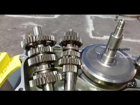 Yamaha fz gear box how to fit - YouTube
