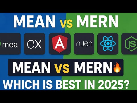 MEAN vs MERN Stack 🔥 Which is Better in 2025? | Full Comparison for Developers