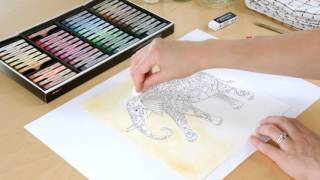 Colouring Tutorial : How to Colour Pastel Backgrounds screenshot 5