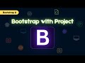🔥Bootstrap Project Part 2: Hero Section &amp; Footer Complete Design (Hindi)