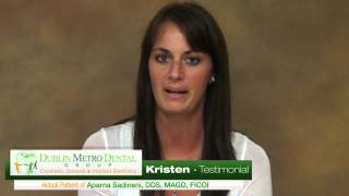 Kristen Testimonial | Dentist Dublin Ohio | Dublin Metro Dental Group