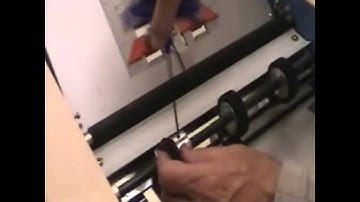 Dynafold DE202AF 17" Paper Folding Machine Demo Video