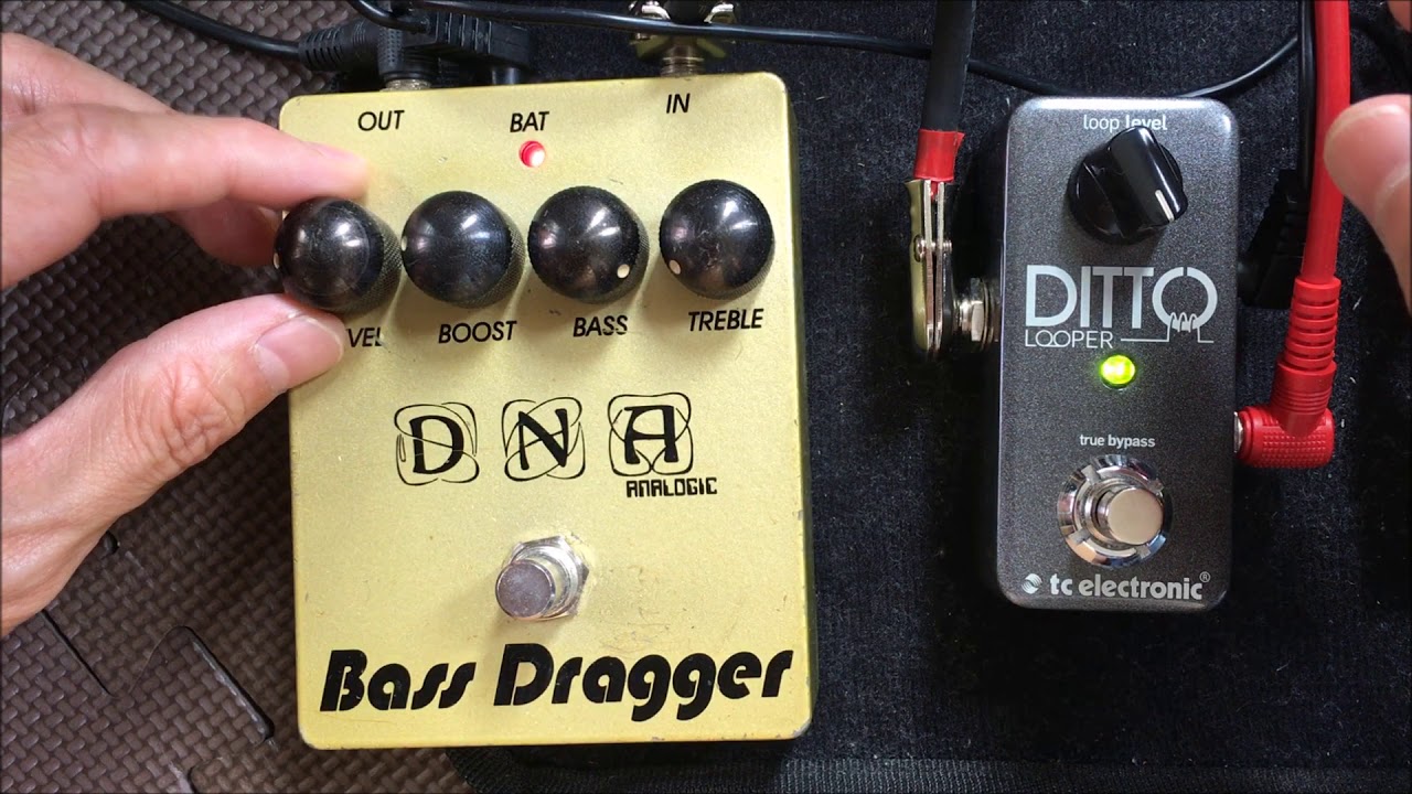 DNA Analogic Bass Dragger Bass Demo (Pick Style)