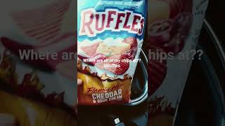 @ruffles serious question, why is my chip bag mainly air, where are all of my chips?! #chips