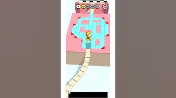 funny character played on blue tiles and earned 100 Coins in Stacky Dash level-152 | #shorts