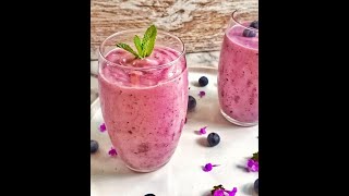 KETO BREAKFAST RECIPES - Keto Blueberry Smoothie