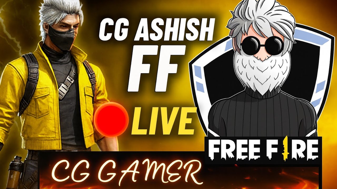 CG ASHISH FF IS LIVE 🔴 UID CHECK OUT  ✅️ FREE FIRE MAX CUSTOM 1V1 
