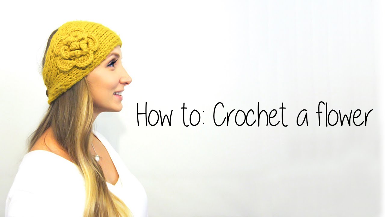 CROCHET TUTORIAL - FLOWER Part 1 - YouTube