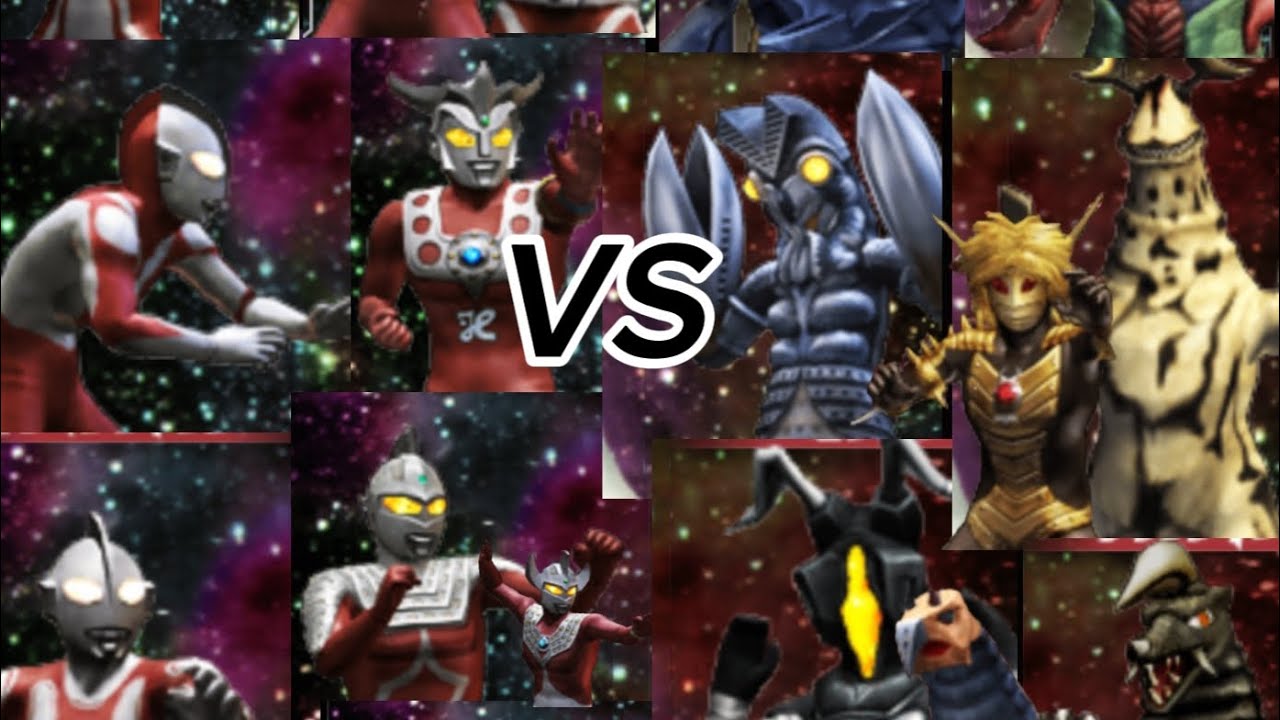 8 ultra brother and ultra father vs kaiju and alien/seijin