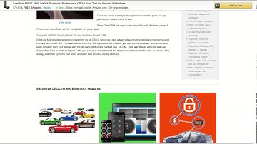 ScanTool 426101 OBDLink MX Bluetooth: Professional OBD II Scan Tool for Android & Windows mp4