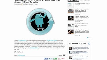 CyanogenMod 9 NOW STABLE ON EVERY SUPPORTED DEVICE!