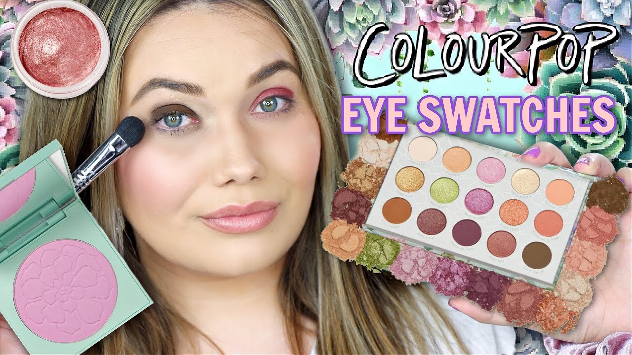 COLOURPOP Garden Variety Face + Eye Swatches! Full Collection!