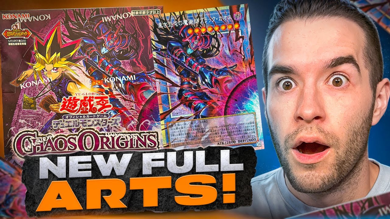Opening Konami's INSANE New FULL ART Yugioh Cards! (Chaos Origin