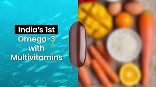 Zingavita Omega-3 Fish Oil With Multivitamin For Energy, Immunity Heart Support