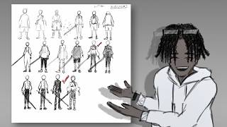 Designing [][][][][] [][] [][𝑥][][][][][][][]'s main character.