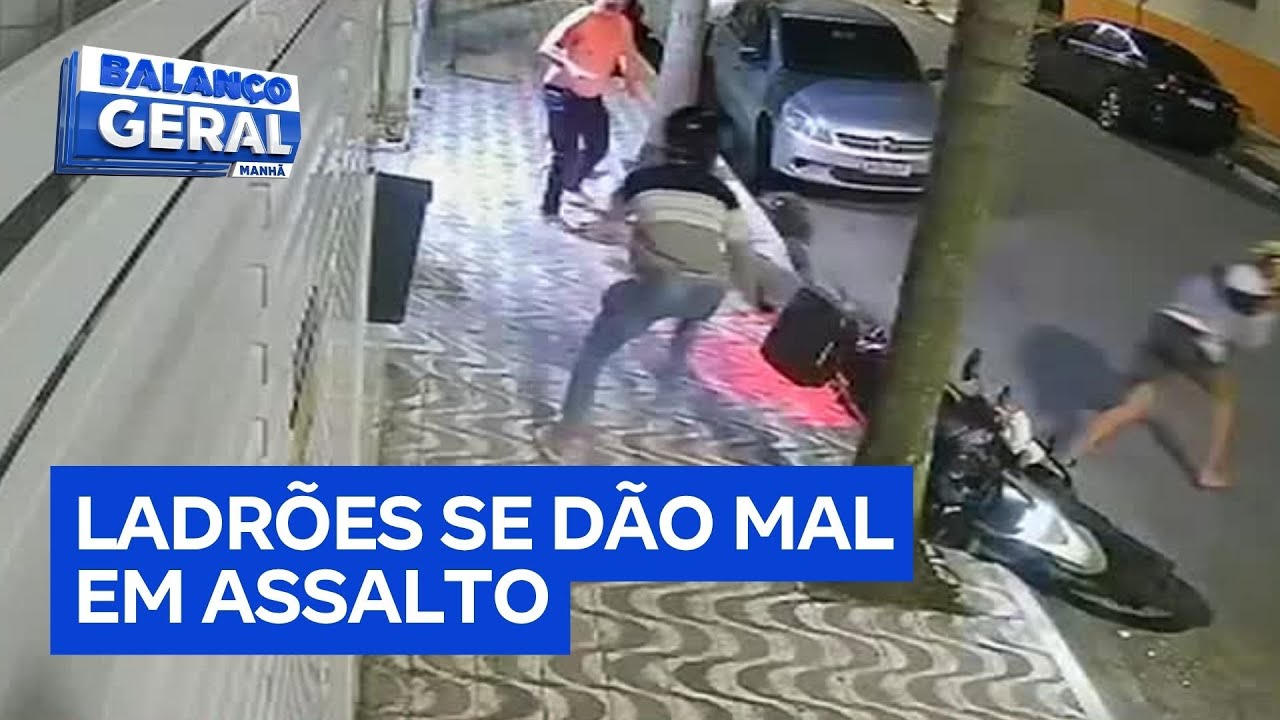 Bandidos se dão mal após invadirem condomínio em Praia Grande (SP)