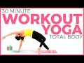 30 minute Total Body Yoga Workout 🔥 Power Yoga for Weight Loss & Strength | Sarah Beth Yoga