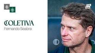 🎙️ COLETIVA | Grêmio 1x0 Coritiba | Entrevista com o técnico Fernando Seabra.