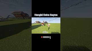 Minecraft’ta Hangisi Daha Saçma? 😂 (Seçmek İmkansız!) #minecraft #mcshorts #youtubeshorts#youtube