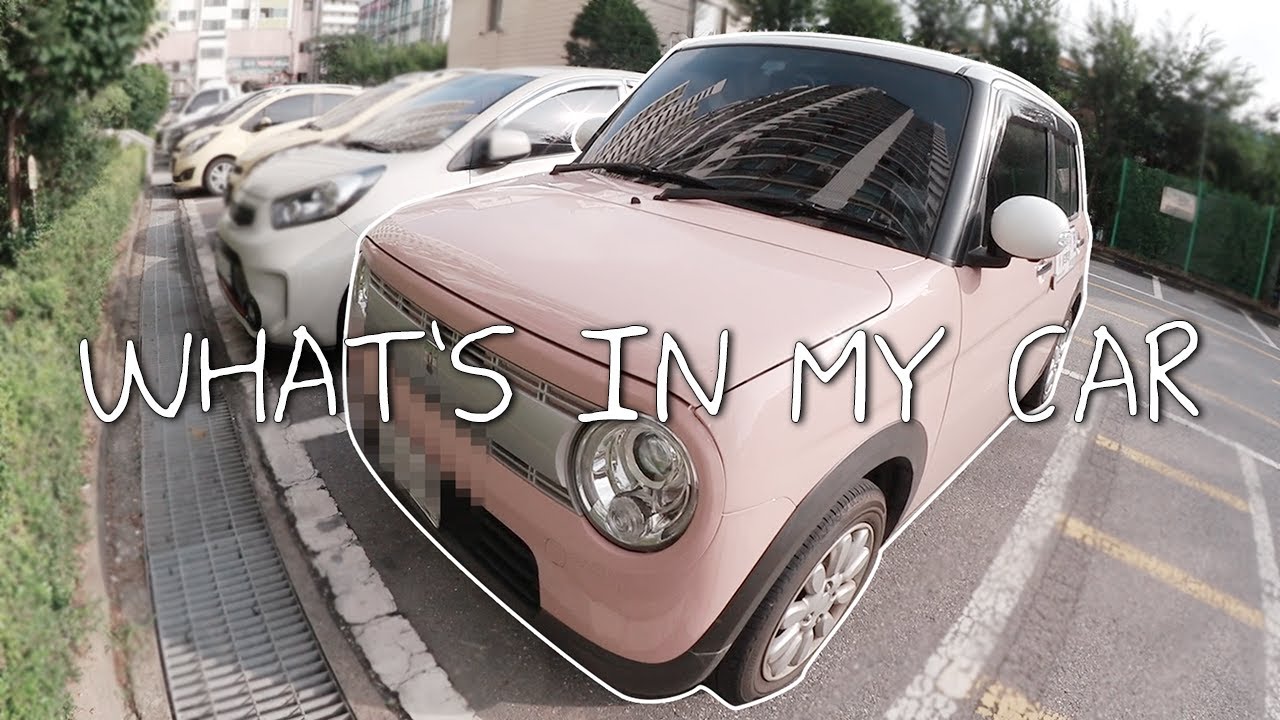 What's in my car 🚘 왓츠인마이카ㅣ집사의 차(일본 경차 '스즈키 알토라팡')를 소개합니다😎