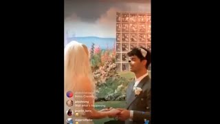 Joe Jonas Marries Sophie Turner With Elvis as Officiant (Diplo films LIVE)