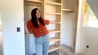 Building a GORGEOUS CUSTOM CLOSET!! | My Total House Renovation