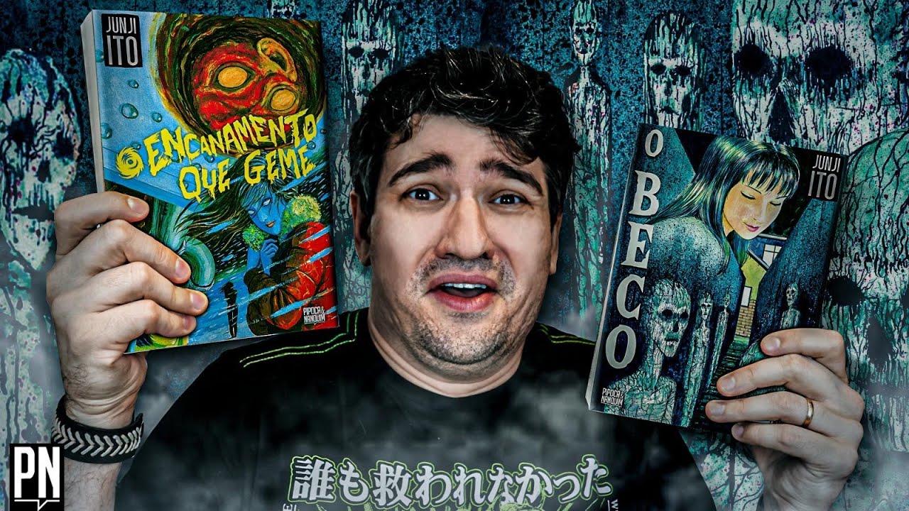 PESADELOS DE JUNJI ITO! Dois mangás em que ele SE SUPERA na criatividade | Pipoca e Nanquim 526
