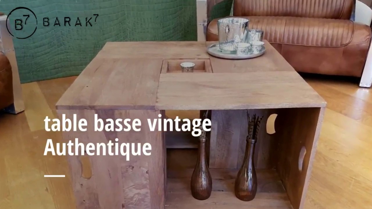 Table basse vintage Authentique Table basse vintage Authentique