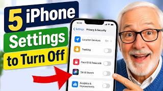 5 iPhone Settings You Should Turn Off (Simple Privacy Guide for Seniors)