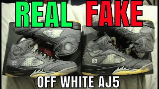 off white 5 real vs fake