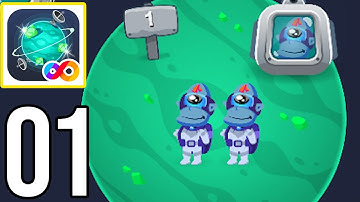 Planet Miner FRVR - Gameplay Walkthrough Part 1 (iOS, Android)