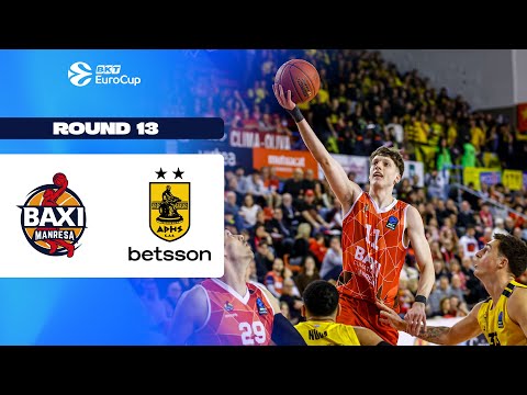 BAXI Manresa - Aris Thessaloniki Betsson | Round 13 | EuroCup Basketball 2025-26