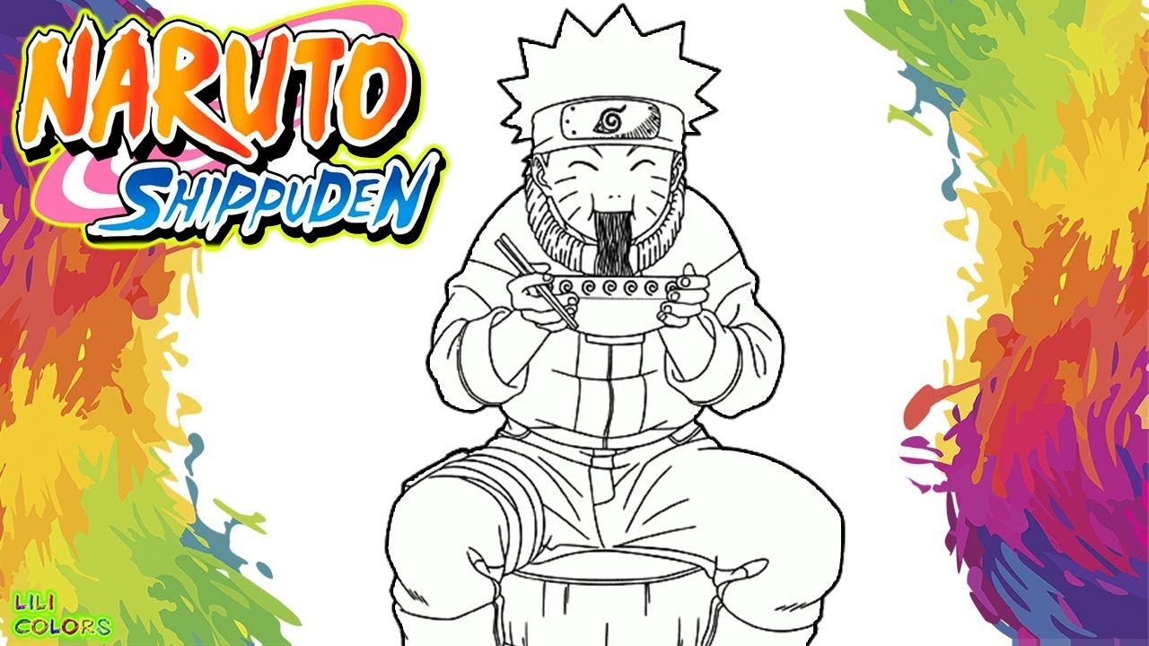 Naruto em acção - Naruto - Just Color Crianças : Páginas para colorir para  crianças