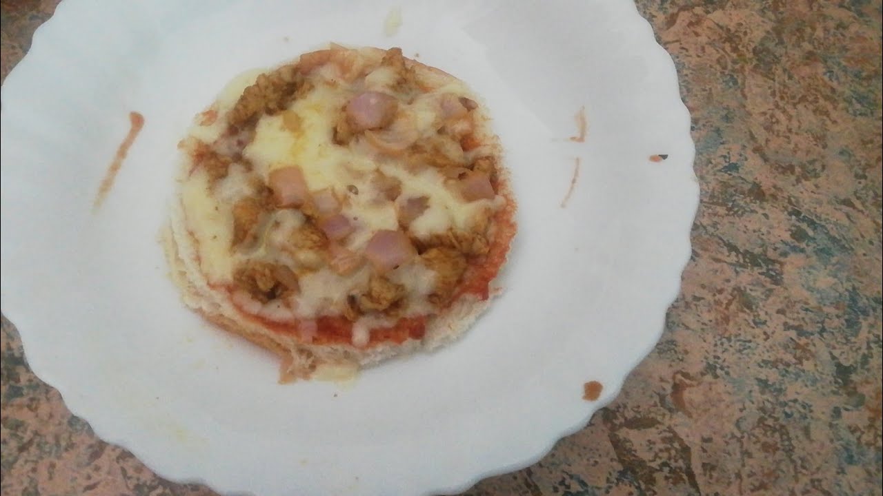 Bread Pizza By My Daughter Wareesha Hermain Khan Slices Of Bread Become A Pizza By Hermain 