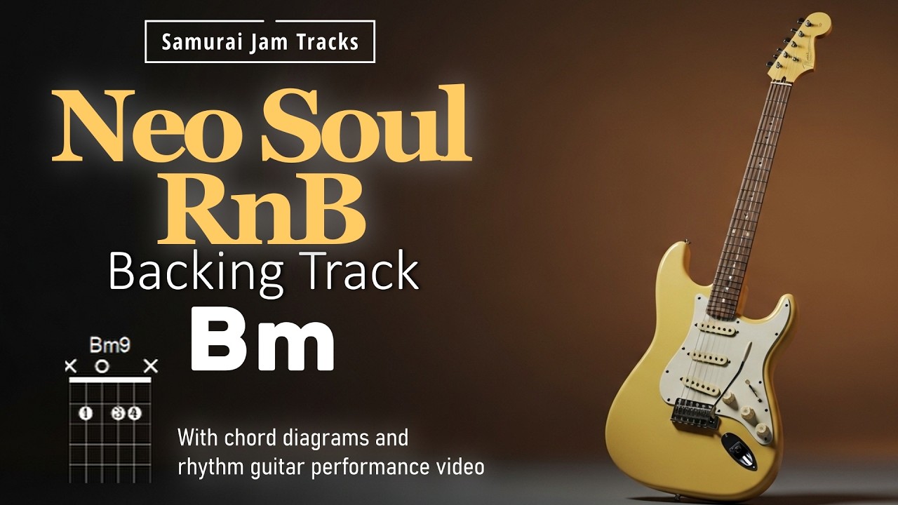 Neo Soul RnB Guitar Backing Track in Bm – Chill Groove 90BPM - YouTube