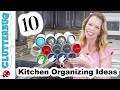 10 Quick & Cheap Kitchen Organization Ideas