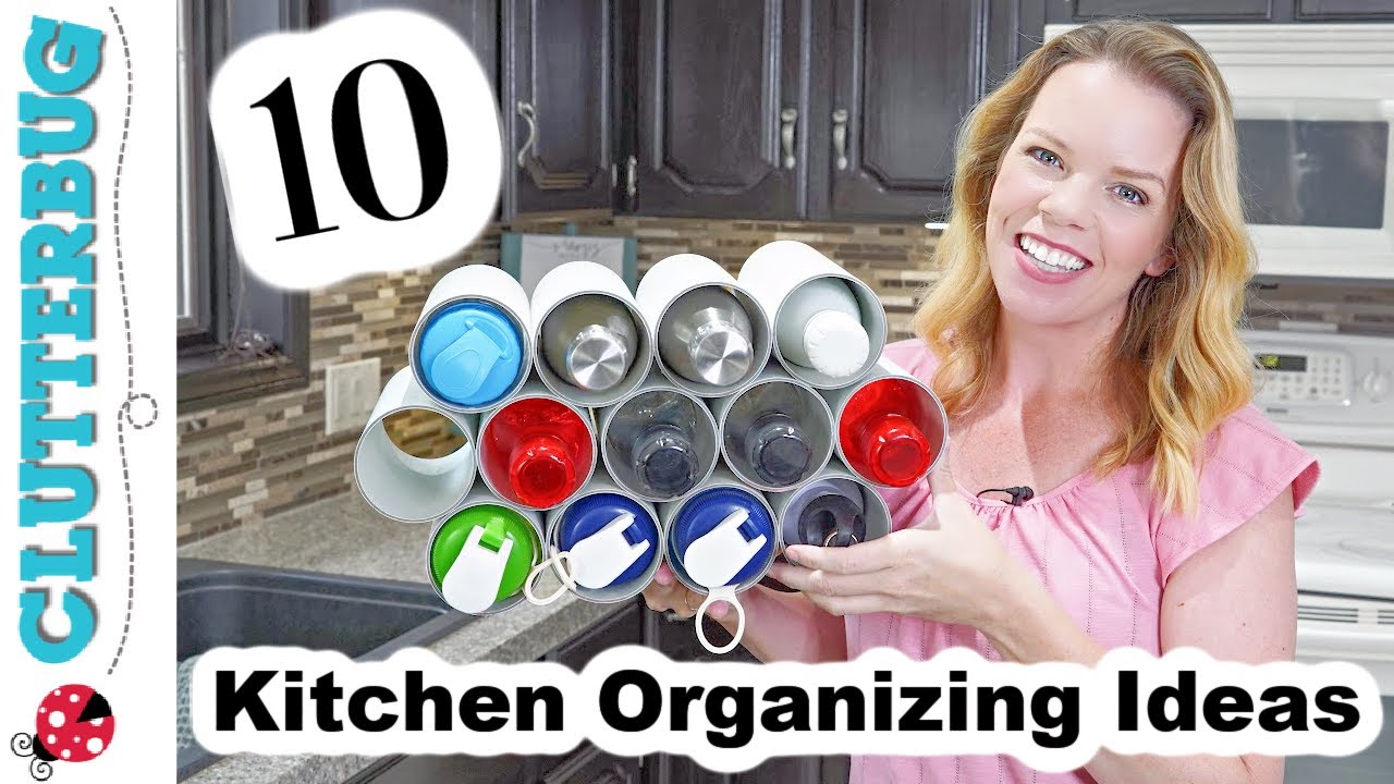 10 BEST Kitchen Organizing Tips that are Cheap and Practical! - YouTube