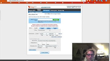 Citing an eBook in EasyBib