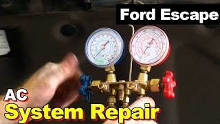 2010 Ford Escape AC Repair, Condenser, Auto Transmission Cooler, Accumulator, Drier, Expansion Valve