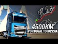 ETS2 Longest Delivery (Lisbon to Saint Petersburg) Portugal to Russia | Euro Truck Simulator 2