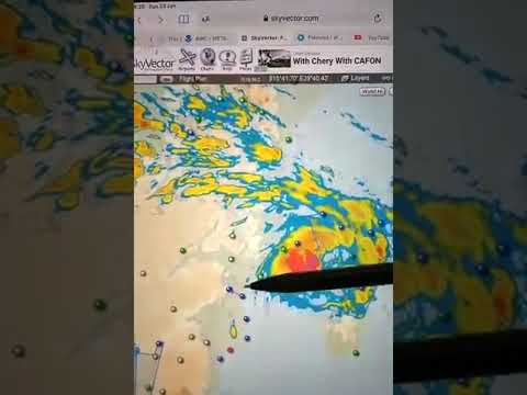 Trajecto do Ciclone ANA