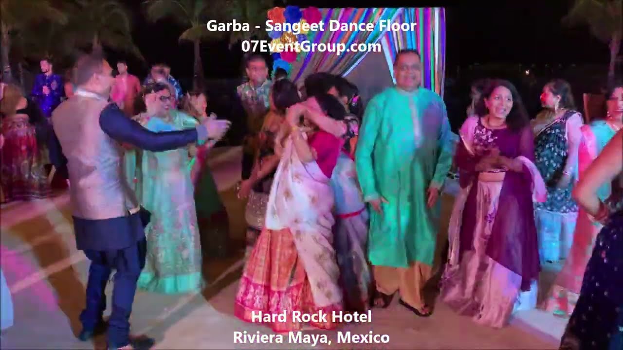 Indian Wedding Mexico - Garba Night - Hard Rock Hotel Riviera Maya - 07 Event Group