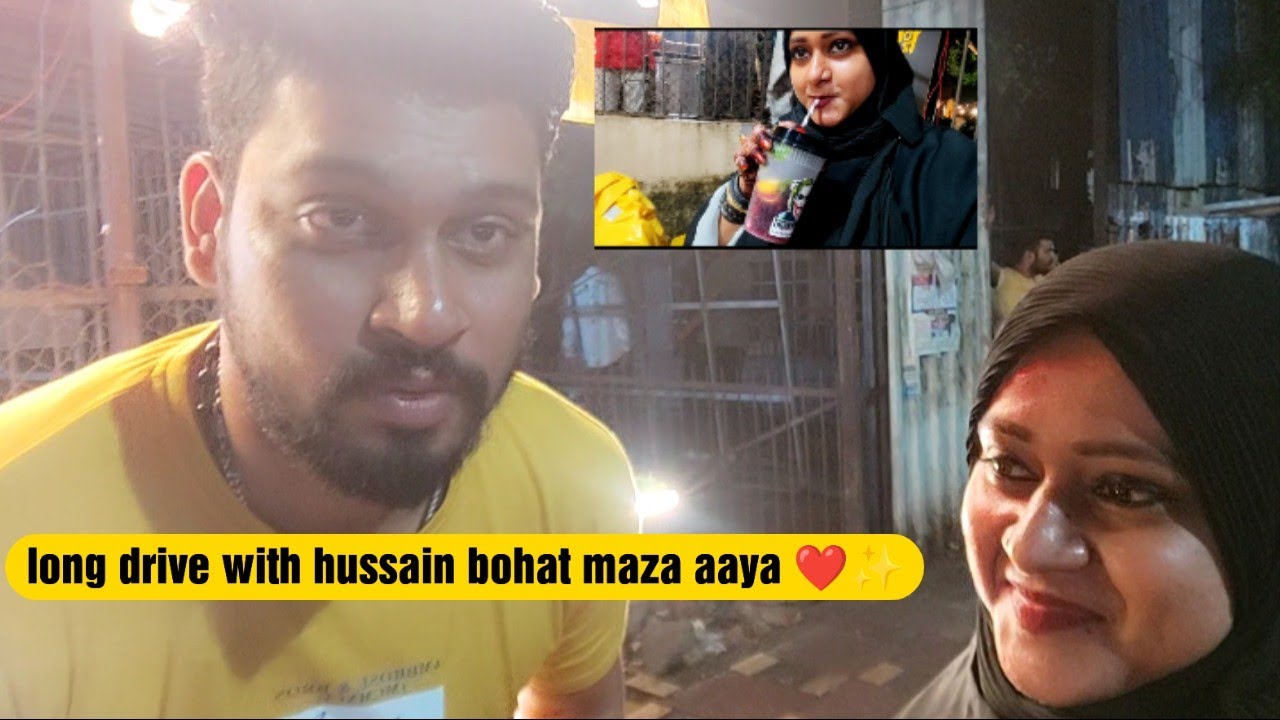 Hussain k saat long drive pe👌kya climate hai bohat maza aaya