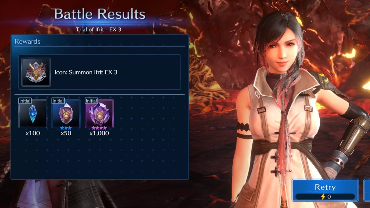 FF7EC: Trial of Ifrit - EX3 [Aerith, Tifa, Matt]