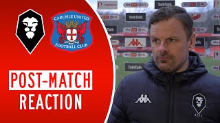 🗣 RICHIE WELLENS | Salford City 1-1 Carlisle United post-match interview