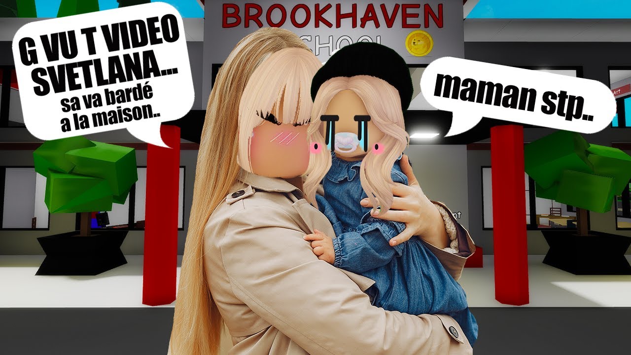 MA MRE SE CONNECTE SUR BROOKHAVEN  ROBLOX