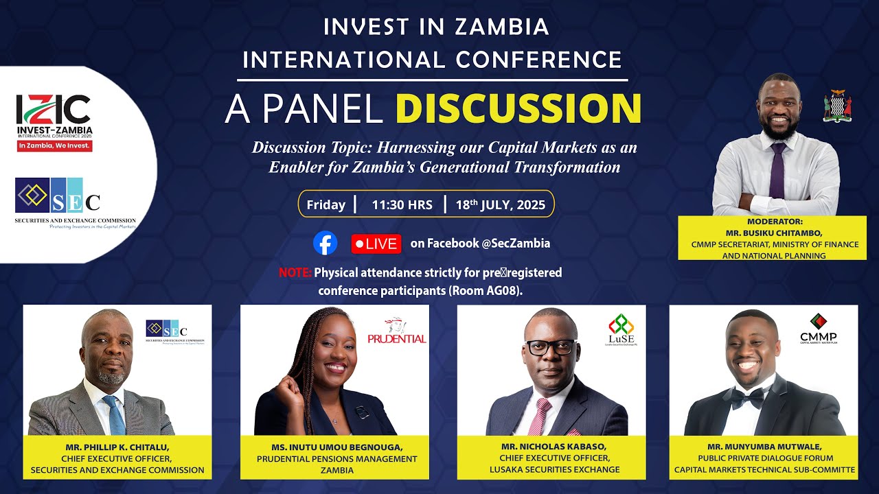 Still from INVEST IN ZAMBIA CONFERENCE