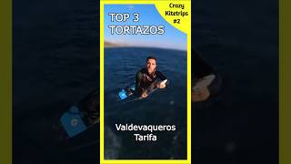 💥TOP 3 TORTAZOS de mi sesión en Valdevaqueros Tarifa #kitesurf #kitesurfing #kiteboarding #fails