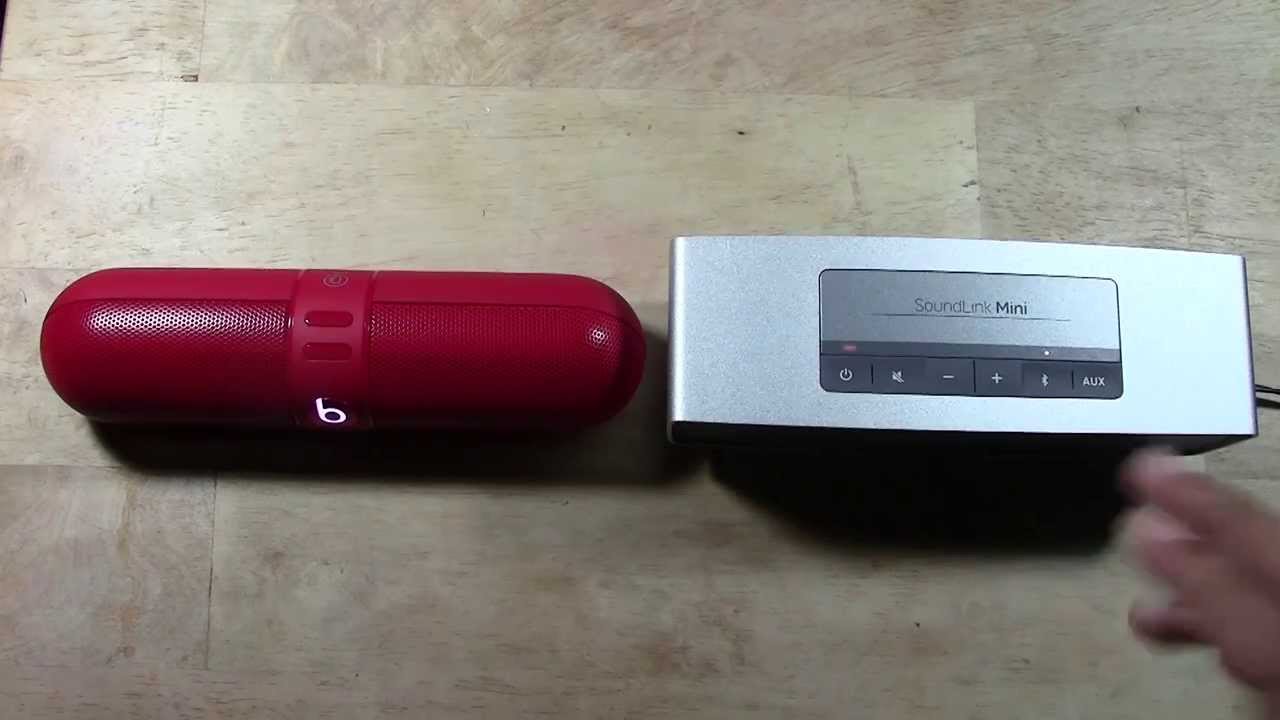 beats pill vs bose soundlink mini 2